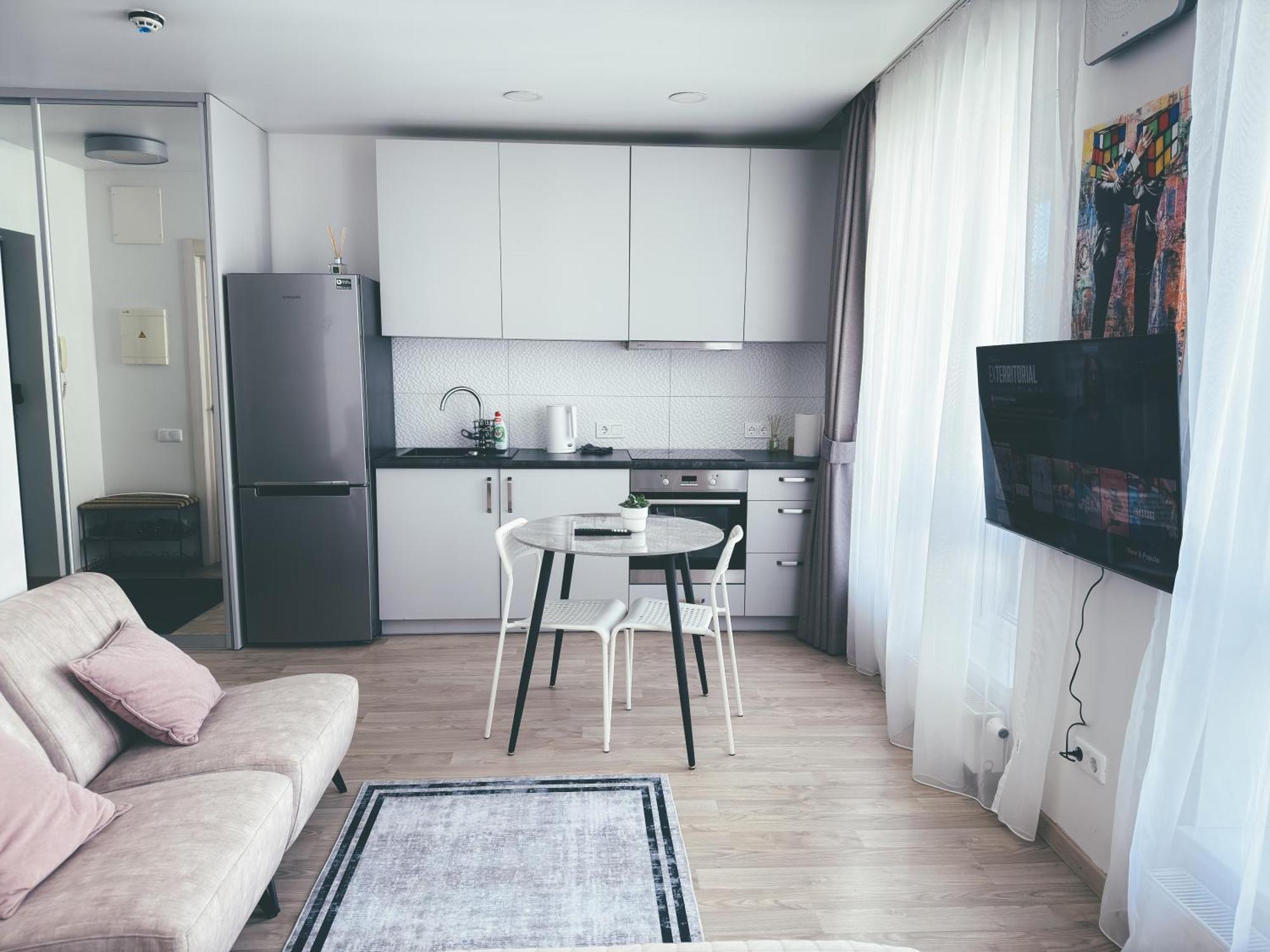 With A Large Balcony *